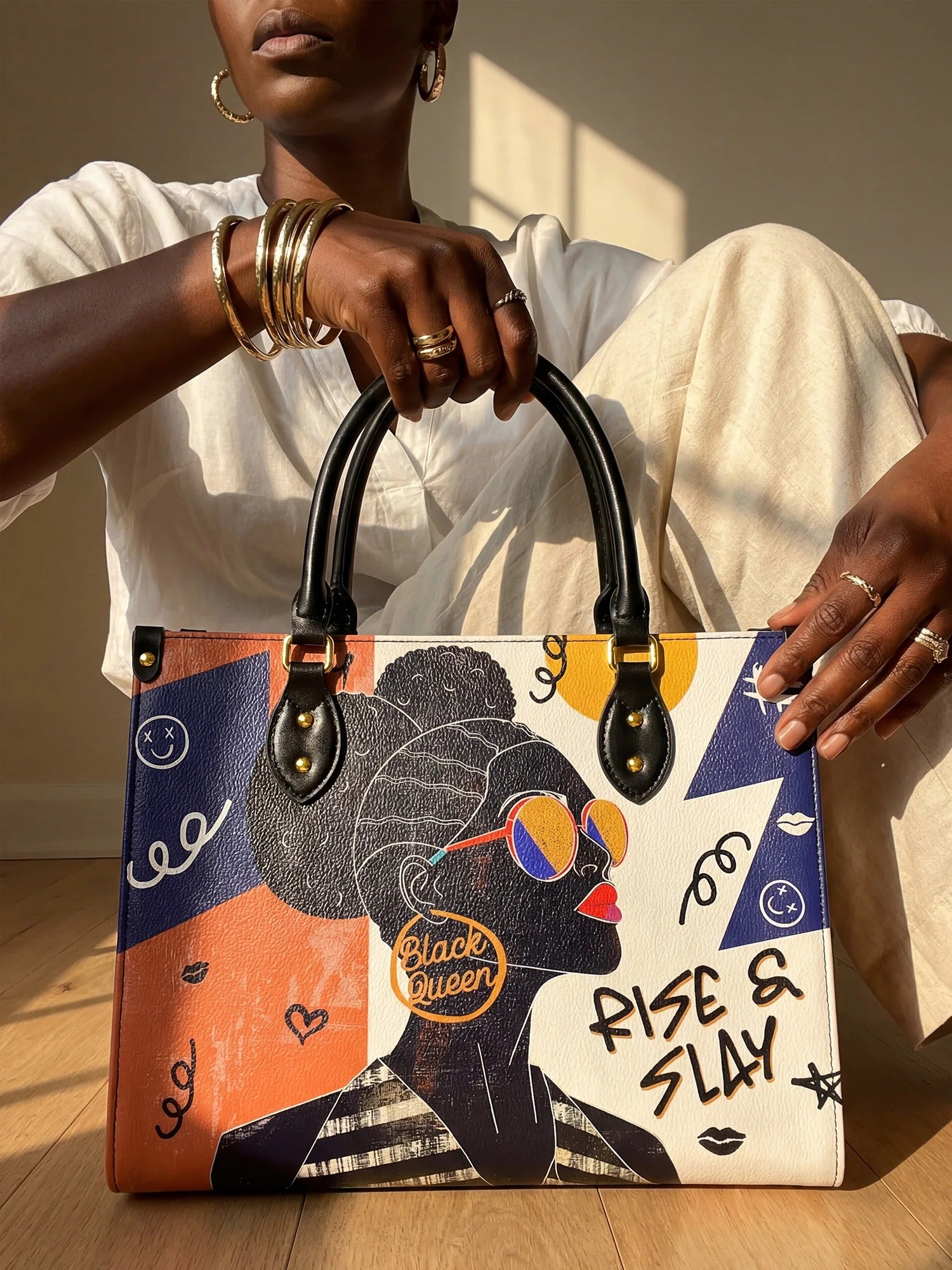 Sanaa Salt Pop Leather Handbag – Afroyla