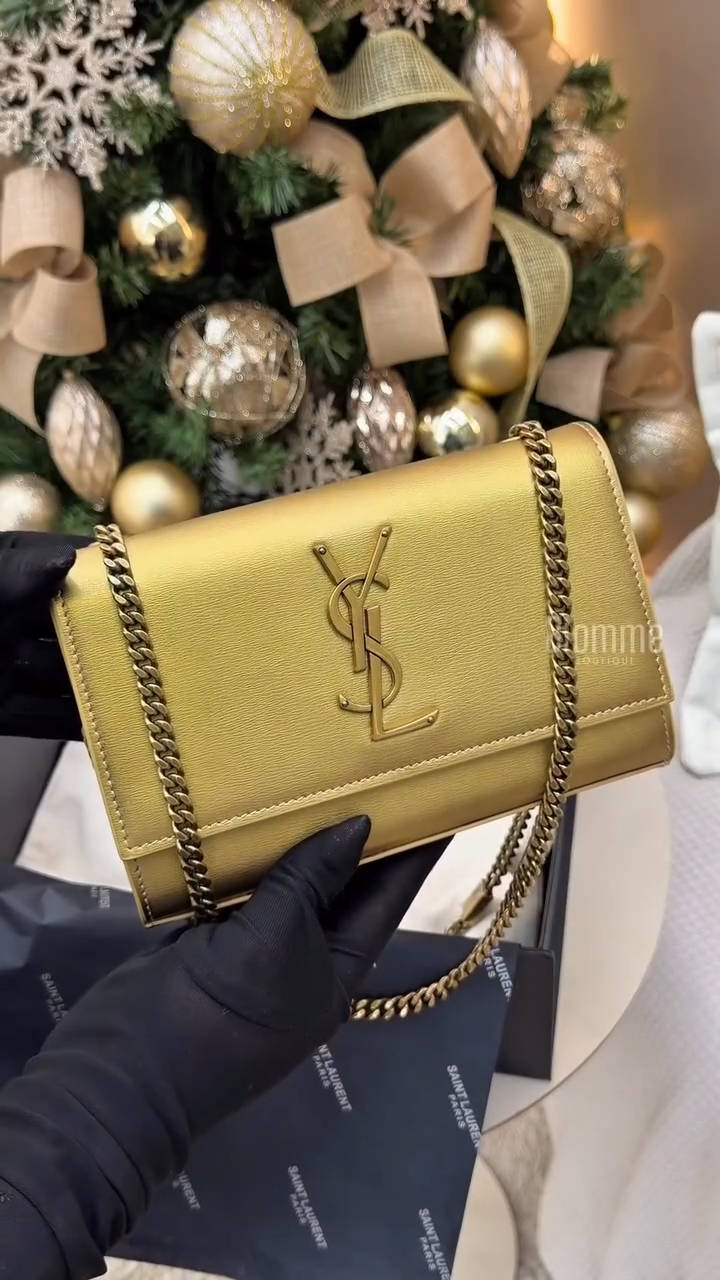 Gold Handbag LV