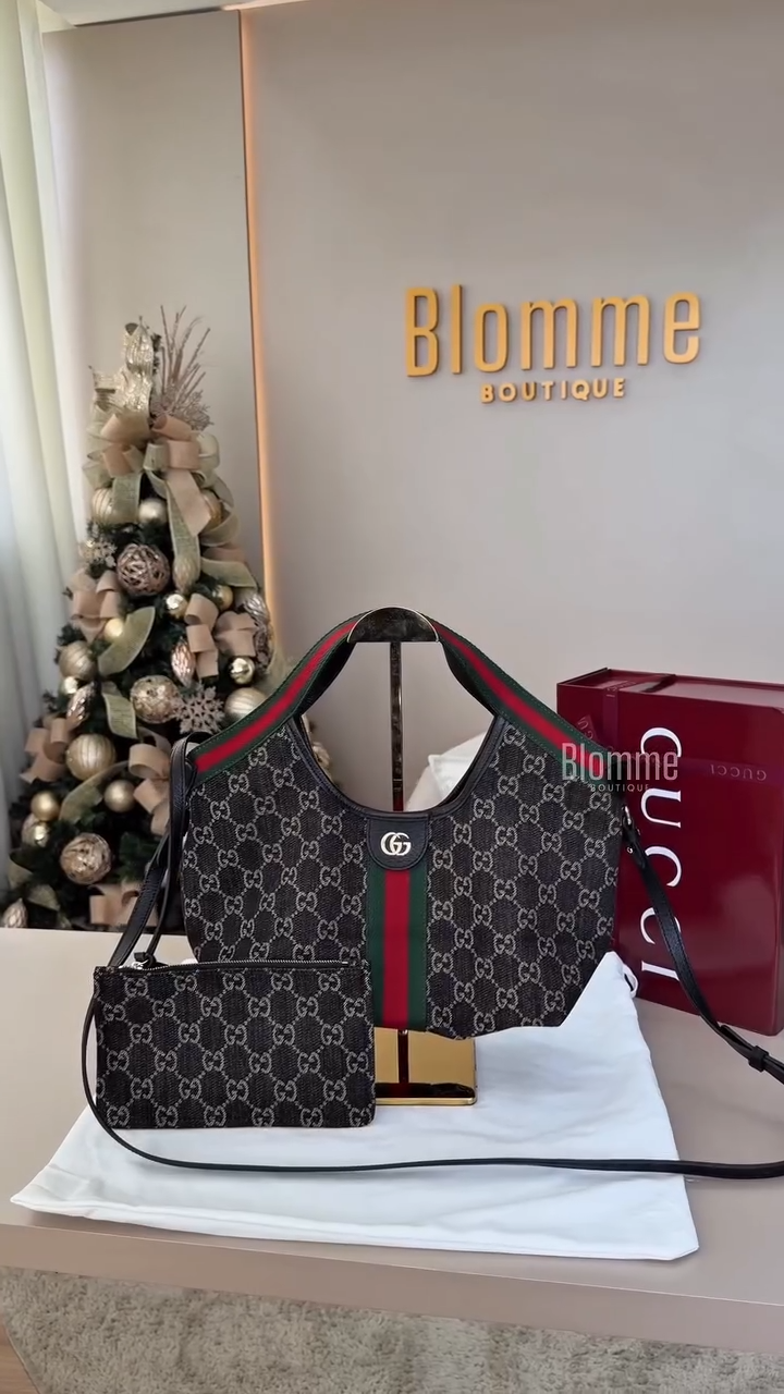 Light Grey & Ivory Handbag GC