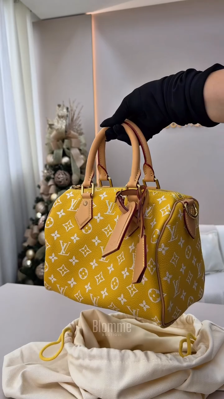 Butter Yellow Handbag LV