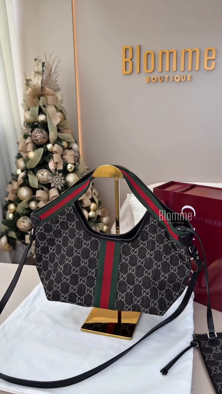 Light Grey & Ivory Handbag GC