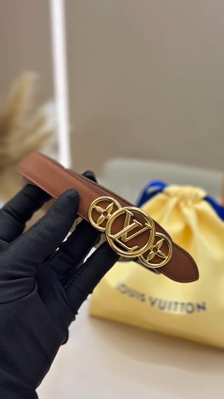 Cognac Belt LV