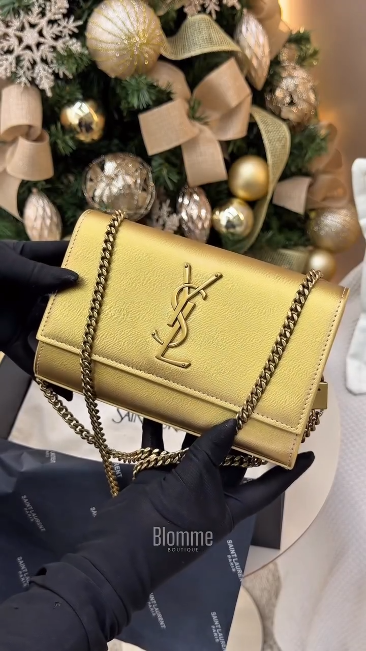 Gold Handbag LV